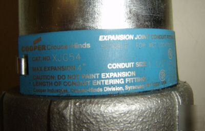 Crouse hinds conduit expansion fitting 1-1/2