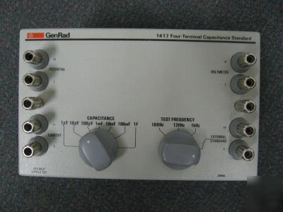 Iet genrad 1417 four-terminal capacitance standard 1Âµf