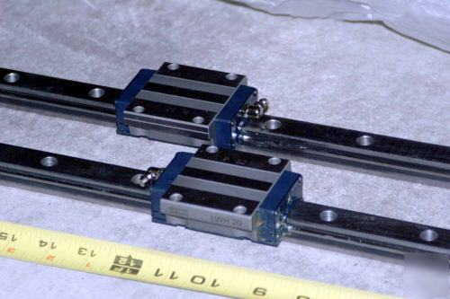 Iko LWH20 bearing rail with cars thk 19.75 inches
