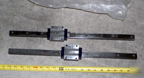 Iko LWH20 bearing rail with cars thk 19.75 inches