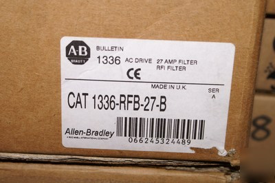 New - allen bradley 1336-rfb-27-b 27A rfi filter