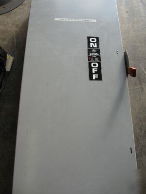Ge disconnect TH3365R 400A 600V 3P fused N3R raintight