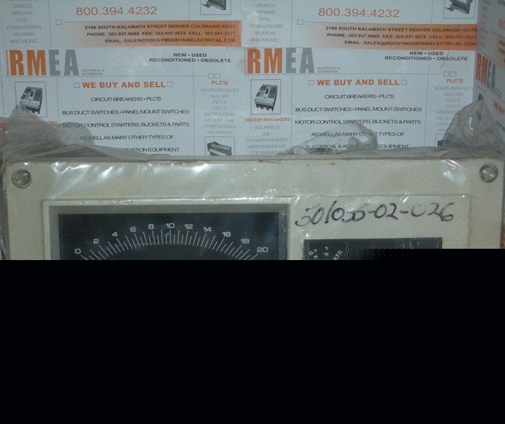 New thornton 822 W822-A01 megohm-cm i:105-130VAC nos 