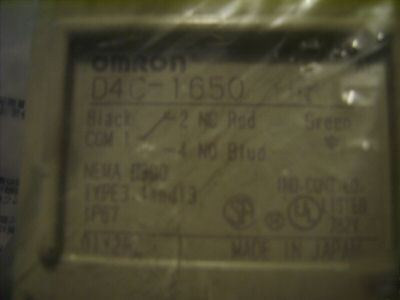 Omron D4C limit switch
