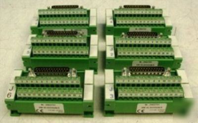 Qty: 6 phoenix contact varioface-compact-line modules