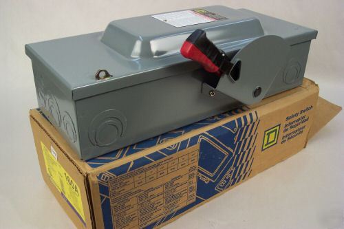 Square d 100 amp safety disconnect switch HU363 