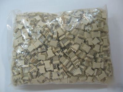 1,000 male 4PIN pcb connectors 2.54 mm pin header