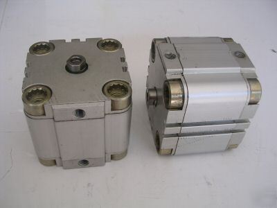 (2) used festo air cylinders 63MM by 30MM advu-63-30-pa
