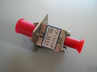 American mircrowave xf-202F 50-75 ohm conv. sma-bnc f