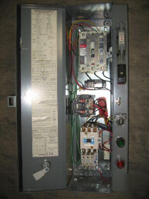 Cutler-hammer sz 1 breaker type/starter combination box