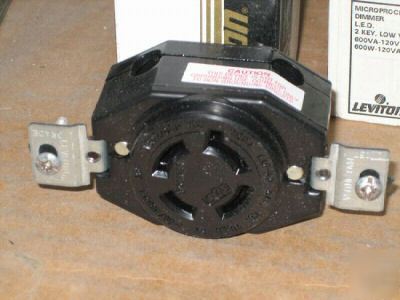 Leviton 2440 20A 120V non grounding single receptacle