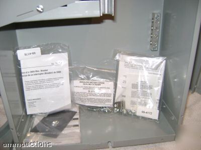 New cutler hammer 3MM22RRLB 200 amp res. electric meter 