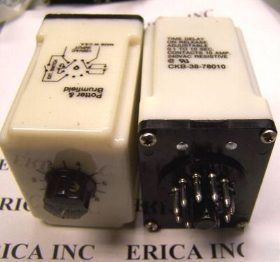 Potter & brumfield cb-1011B-79 timing relay 120 v ac