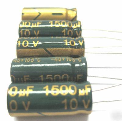10V 1500UF 8MM ultralow esr motherboard capacitor 5PCS 