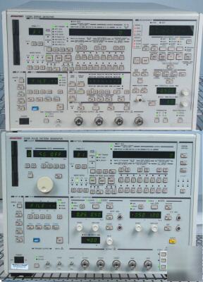 Advantest D3186 pulse pattern gen + D3286 error detect.