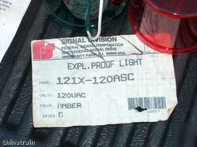 Federal signal corp. xp explosion proof rotating beacon