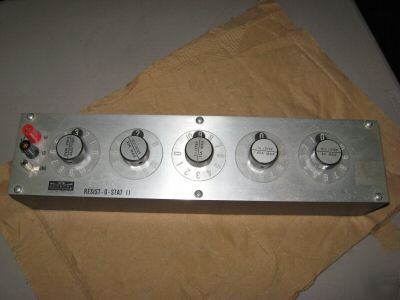 General resistance resist-o-stat ii RD552-1 decade box