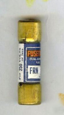 New bussmann frn-2 fuse fusetron K5 frn 2 amp time dly.