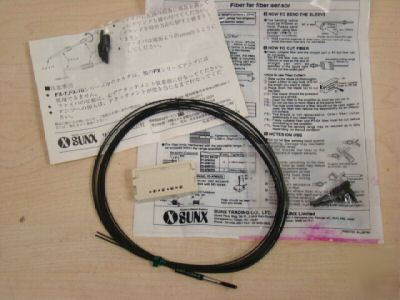 (2) sunx fd-V41 fiber optic cable, =