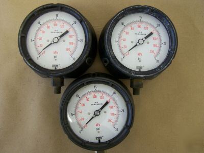 30 psi industrial air pressure gauge 200 kpa wika 4.5