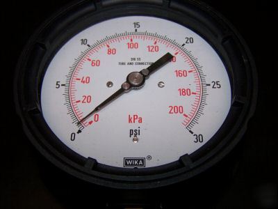 30 psi industrial air pressure gauge 200 kpa wika 4.5