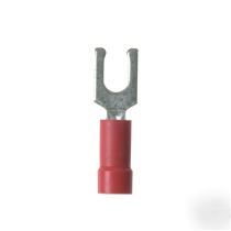 500 panduit #22-18 awg red fork terminals PV18-6LF-cy