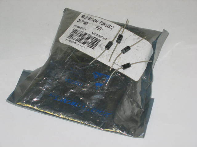 Fast recovery 3A 200V axial retcifier MR852 qty-160 nos