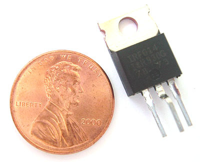 Hex mosfet ~ IRF614 ~ 2.7 amp 250V hex/mos fet (10)