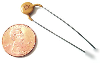 High voltage ceramic disc capacitor ~ 750PF 2000V (25)