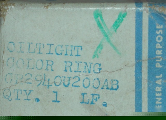 New ge CR2940U200AB oiltight color ring 