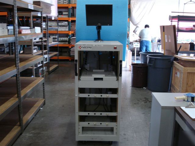 Rolling test equipment rack - 4 feet