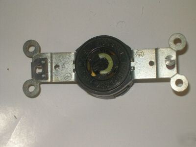 Used hubbell HBL4710 L5-15R 15A 125V single receptacle