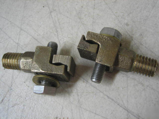 (16) erico ground connectors #6 sol - 1/0 model # CC207