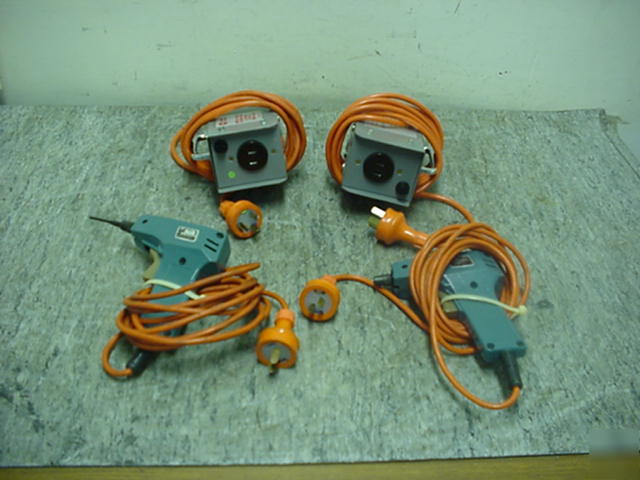 2 ok industries ew 8 wire-wrap guns c/w 1 26 swg bit