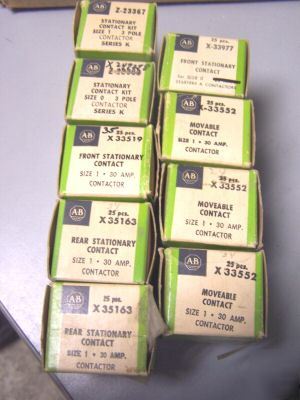 Allen bradley contact stationary & moveable 103 piece