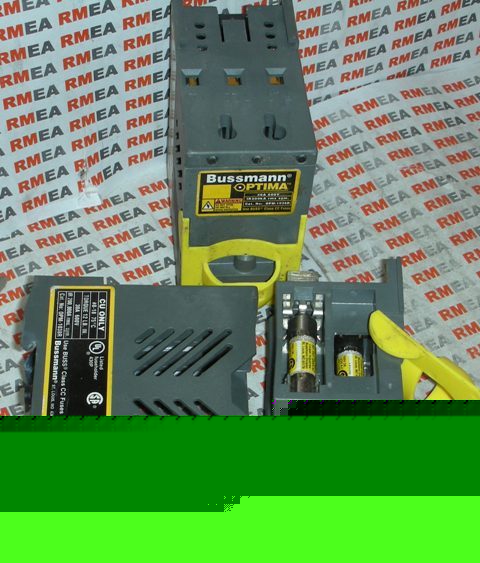 Bussman optima fuse holder opm-103R w/ fuses lp-cc-5 