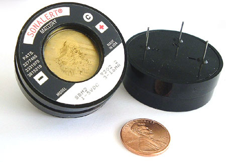 Mallory sonalert buzzers ~ pc mount solid state buzzer