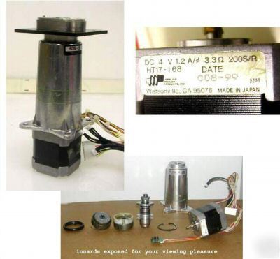 Rheodyne stepper gear motor assembly cnc