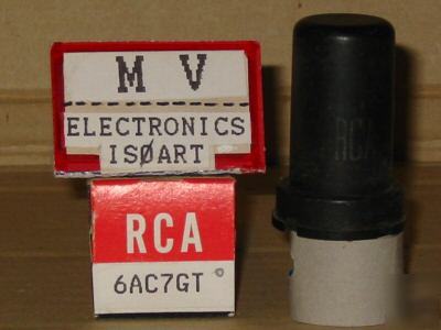Tubes - one 6AC7 rca nos - valvole rÃ¶hren lampes