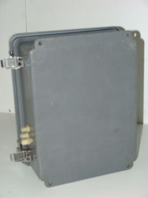 Waterproof control box w/asco red hat valves & switches