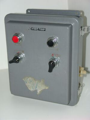 Waterproof control box w/asco red hat valves & switches