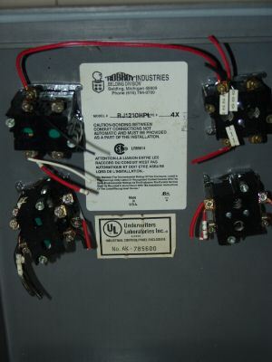 Waterproof control box w/asco red hat valves & switches
