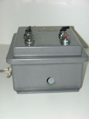 Waterproof control box w/asco red hat valves & switches
