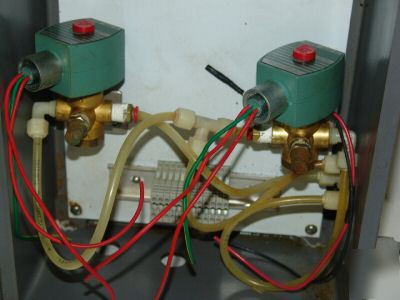 Waterproof control box w/asco red hat valves & switches