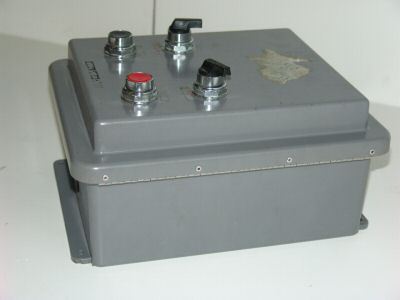 Waterproof control box w/asco red hat valves & switches
