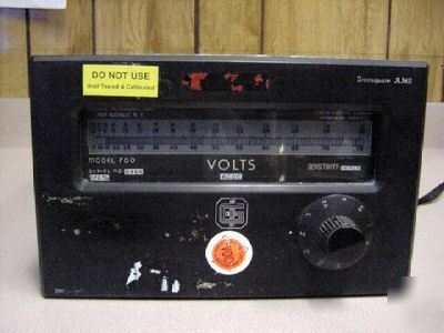 Microampmeter model 700, greibach instruments