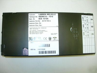 New omega power supply mml 400 coutant lambda