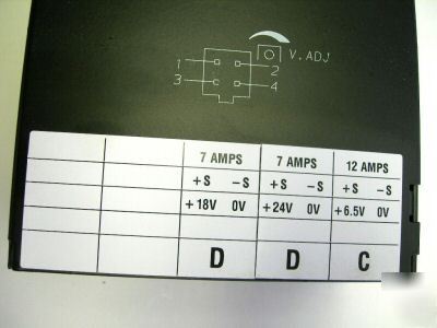 New omega power supply mml 400 coutant lambda