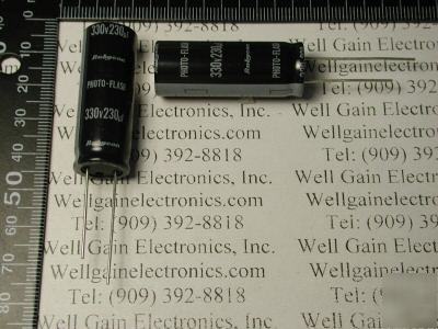 New rubycon strobe photo flash capacitor 230UF 330V 