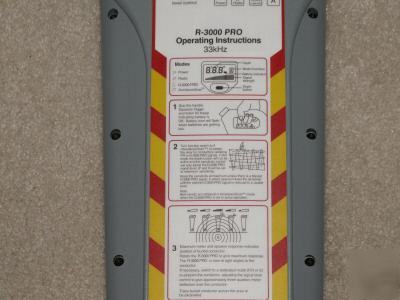 Amprobe at-3000 underground buried wire & pipes locator